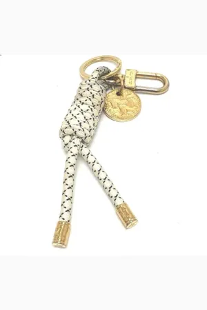 LOUIS VUITTON Pre-owned, Mężczyzna, Biały, ONE SIZE, Pre-owned Fabric key-holders