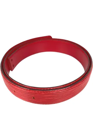 LOUIS VUITTON Pre-owned, Kobieta, Czerwony, ONE SIZE, Skóra, Pre-owned Leather belts