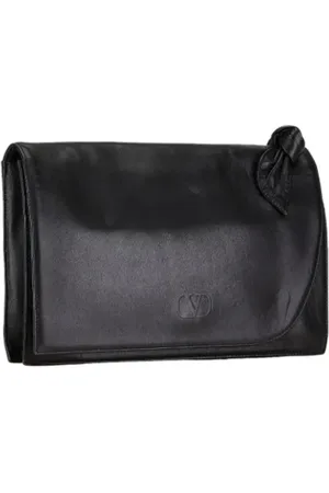 VALENTINO Pre-owned, Kobieta, Czarny, ONE SIZE, Pre-owned Leather clutches