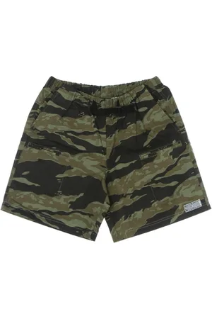 Huf Szorty, Mężczyzna, Zielony, S, Camo Męskie Casual Spodenki