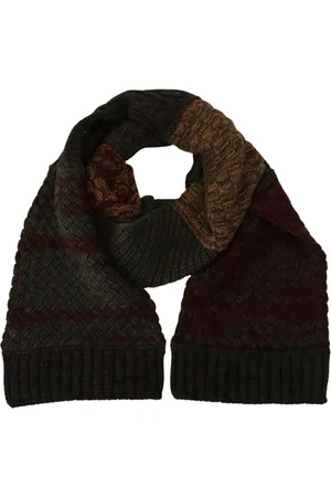 Dolce & Gabbana Akcesoria, Mężczyzna, brązowy, ONE SIZE, Kaszmir, Luksusowy Wielokolorowy Szalik