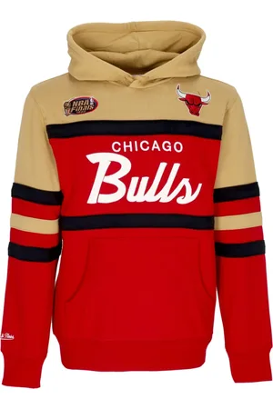 Mitchell & Ness Bluzy, Mężczyzna, Wielobarwność, L, Chicago Bulls NBA Head Coach Hoodie