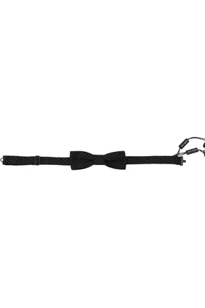 Dolce & Gabbana Akcesoria, Mężczyzna, Czarny, ONE SIZE, Luksusowy Czarny Krawat w Wzory