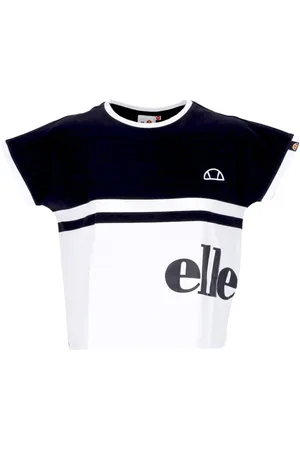 Ellesse Koszulki, Kobieta, Czarny, M, Czarna Crop Tee Koszulka Casual