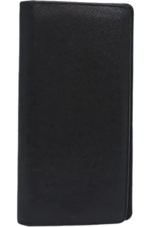 LOUIS VUITTON Pre-owned, Mężczyzna, Czarny, ONE SIZE, Skóra, Pre-owned skórzane portfele