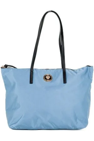 VERSACE Torebki, Kobieta, Niebieski, ONE SIZE, Nylon, Medusa Torebka