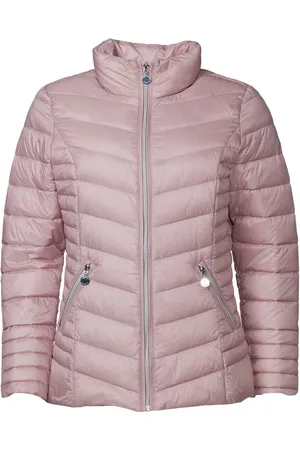 Danwear Kurtki, Kobieta, Różowy, 5XL, Poliester, Lekka kurtka puchowa Stylowa Pikowana Jakość