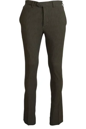 Bencivenga Spodnie, Mężczyzna, Zielony, 2XL, Bawełna, Eleganckie Wielokolorowe Bawełniane Spodnie