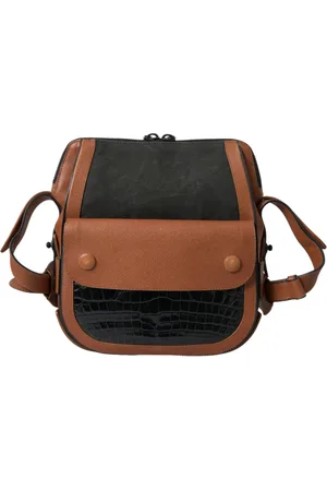 Balenciaga Torebki, Kobieta, Czarny, ONE SIZE, Skóra, Elegancka torba na ramię z krokodyla