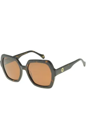 Inès de la Fressange Akcesoria, Kobieta, brązowy, ONE SIZE, Monica Solaires Acetat