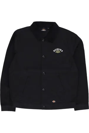 Dickies Kurtki, Mężczyzna, Czarny, S, Czarna Kurtka Męska Lekka Stylowa