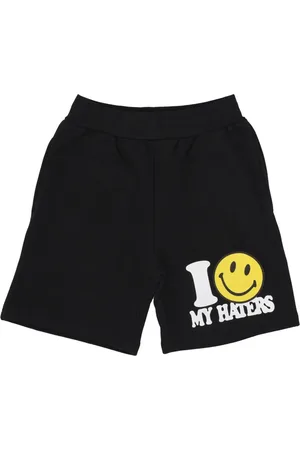 MARKET Szorty, Mężczyzna, Czarny, M, Smiley Haters Sweatshorts