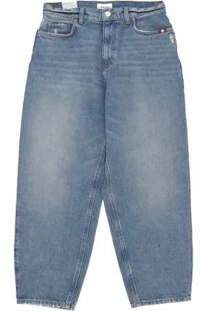 AMISH Jeansy, Kobieta, Niebieski, W28, Denim, Vintage Baggy Denim Jeansy
