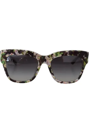 Dolce & Gabbana Akcesoria, Kobieta, Wielobarwność, ONE SIZE, Eleganckie Czarne Okulary Przeciwsoneczne z Gradientem
