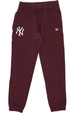 New Era Spodnie, Mężczyzna, brązowy, L, MLB Team Logo Maroon/Biały Jogger Sweatpants