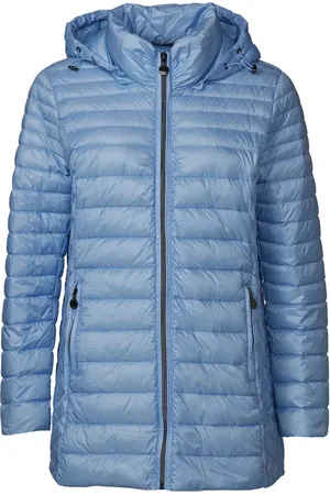 Danwear Kurtki, Kobieta, Niebieski, 3XL, Lekka kurtka puchowa dla kobiet
