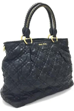 Miu Miu Pre-owned, Kobieta, Czarny, ONE SIZE, Pre-owned Fabric handbags
