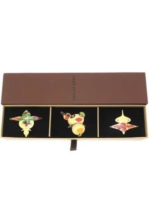 LOUIS VUITTON Pre-owned, Kobieta, Żółty, ONE SIZE, Pre-owned Fabric hair-accessories