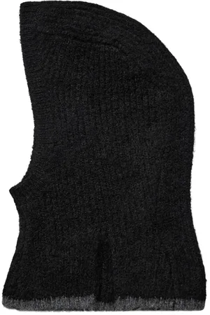 Co`Couture Akcesoria, Kobieta, Czarny, ONE SIZE, Czarna Dzianinowa Kominiarka