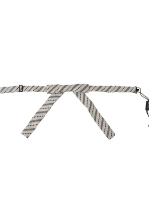 Dolce & Gabbana Akcesoria, Mężczyzna, Biały, ONE SIZE, Mucha z jedwabiu w kropki