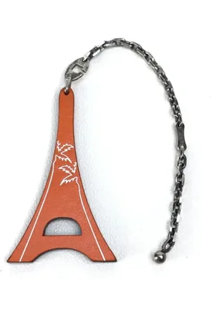 Hermès Pre-owned, unisex, Pomarańczowy, ONE SIZE, Skóra, Pre-owned Leather key-holders