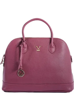 19V69 Italia Torebki, Kobieta, Różowy, ONE SIZE, Stylowa malinowa torba skórzana