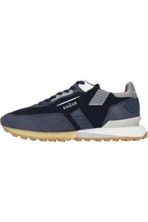 Ghoud Buty, Mężczyzna, Niebieski, 43 EU, Zamsz, Sneakers Niebieskie
