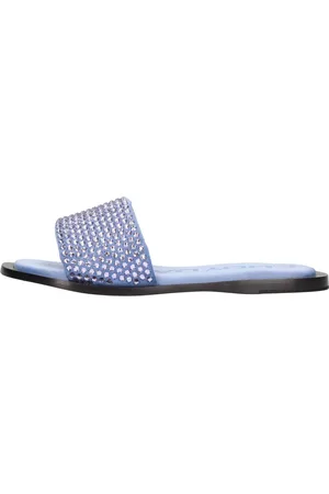 EDDY DANIELE Buty, Kobieta, Fioletowy, 39 EU, Zamsz, Sandały Lawendowy