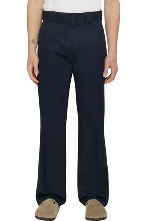 Dickies Spodnie, Mężczyzna, Niebieski, W32 L34, 874 Proste Spodnie Robocze - Niebieskie