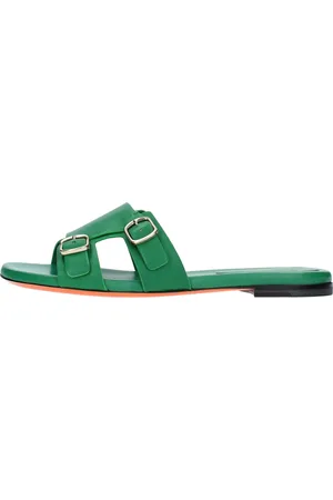 santoni Buty, Kobieta, Zielony, 36 EU, Skóra, Sandały Zielone