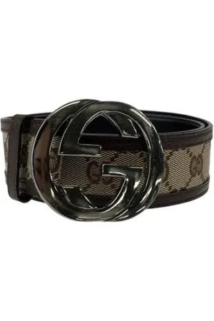 Gucci Pre-owned, Mężczyzna, brązowy, ONE SIZE, Pre-owned Canvas belts