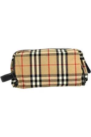 Burberry Pre-owned, Kobieta, Beżowy, ONE SIZE, Pre-owned Leather clutches