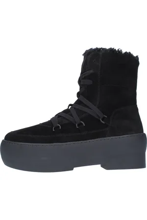 Gia Borghini Buty, Kobieta, Czarny, 39 EU, Zamsz, Buty Czarne