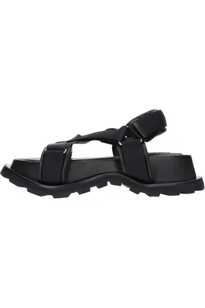 Jil Sander Buty, Kobieta, Czarny, 37 EU, Skóra, Sandały Czarne