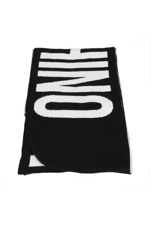 Moschino Akcesoria, Kobieta, Czarny, ONE SIZE, Kaszmir, Szaliki Czarne