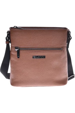 BALDININI Torebki, Mężczyzna, brązowy, ONE SIZE, Tan calfskin crossbody bag