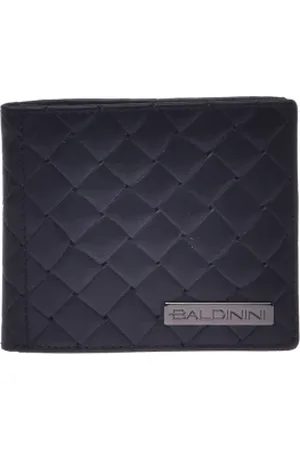 BALDININI Akcesoria, Mężczyzna, Czarny, ONE SIZE, woven leather cardholder