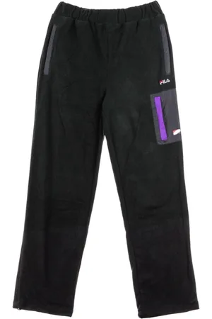 Fila Spodnie, Mężczyzna, Czarny, M, Czarny Męski Dres Tracksuit
