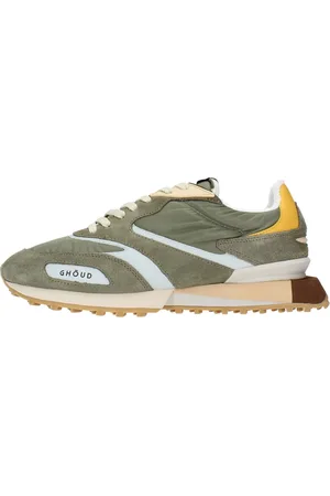 Ghoud Buty, Mężczyzna, Zielony, 43 EU, Zamsz, Trampki Zielone