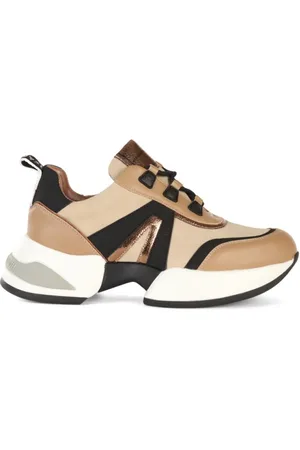 Alexander Smith Buty, Kobieta, Beżowy, 36 EU, Chunky Marble Sneakers z Laminowanymi Wstawkami