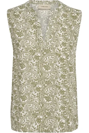 Cream Koszulki, Kobieta, Wielobarwność, 3XL, Sleeveless Tops