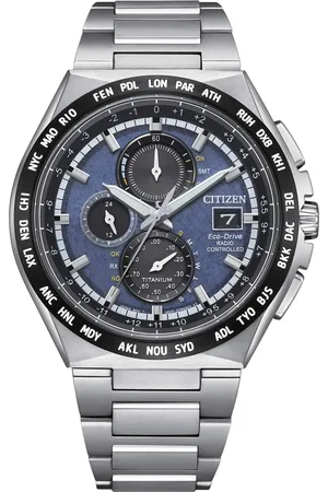 Citizen Akcesoria, Mężczyzna, Niebieski, ONE SIZE, At 8238-84L - AT8 Super Titanio