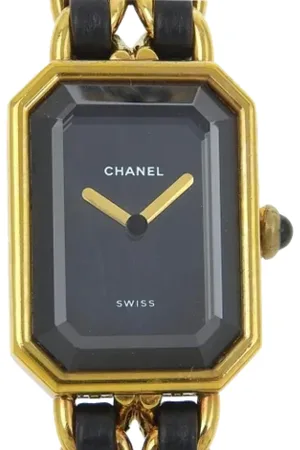 CHANEL Pre-owned, Kobieta, Czarny, ONE SIZE, Pre-owned Metal watches