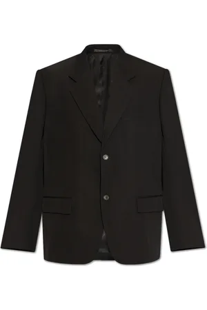 Balenciaga Kurtki, Mężczyzna, Czarny, S, Wełna, Wełniana marynarka