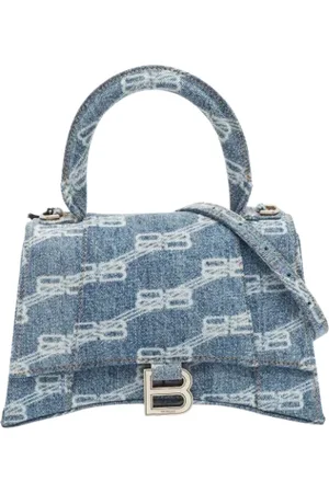 Balenciaga Pre-owned, Kobieta, Niebieski, ONE SIZE, Denim, Pre-owned Denim handbags