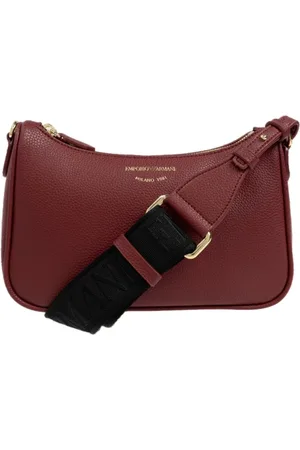 Giorgio Armani Torebki, Kobieta, Czerwony, ONE SIZE, Damska Torba na Ramię w Burgundzie