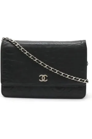 CHANEL Pre-owned, Kobieta, Czarny, ONE SIZE, Pre-owned skórzane portfele
