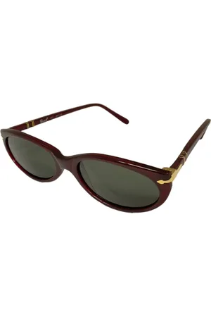 Persol Akcesoria, Kobieta, Czerwony, ONE SIZE, Vintage Burgundzkie Okulary przeciwsłoneczne Mod. 317