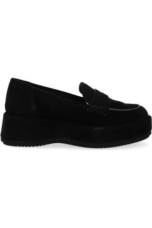 Paloma Barceló Buty, Kobieta, Czarny, 39 EU, Zamsz, Czarne Zamszowe Stylowe Buty Martin