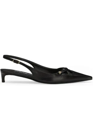 Dolce & Gabbana Buty, Kobieta, Czarny, 38 EU, Czarny DNA Loafer z Złotym Logo